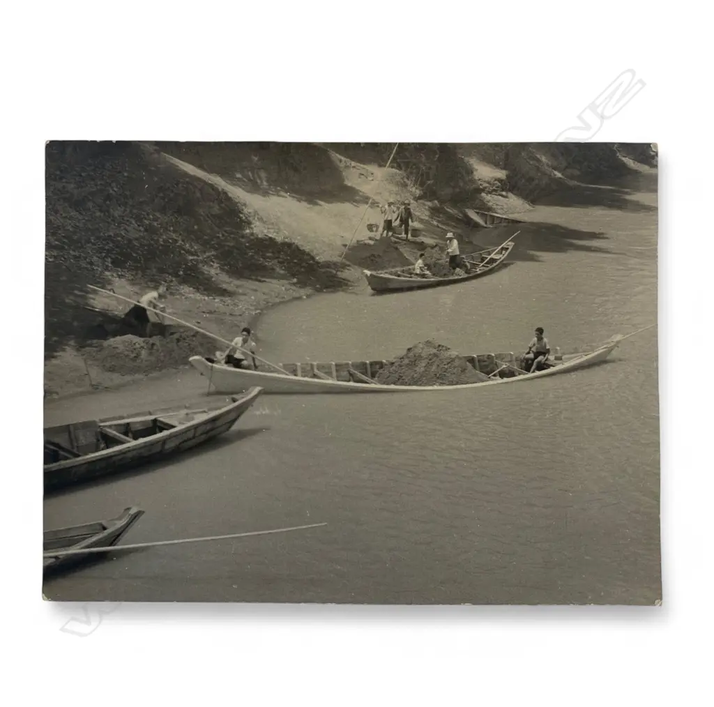 Theo Schoon ‘Balinese river scene’, Indonesia c.1938, photographic print, 152 x 202mm Image 1++